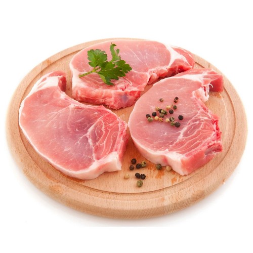 Sườn cốt lết cắt lát / cotlet cắt sẵn túi 1kg