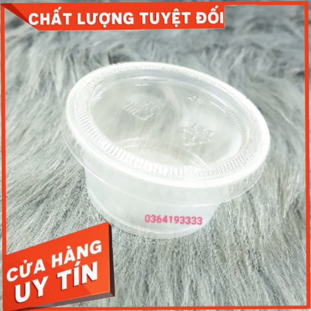Combo 100 hũ nhựa đựng sốt, nước chấm 60ml