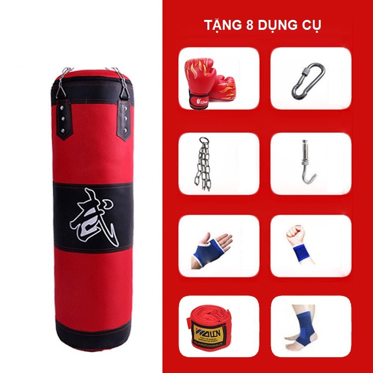 Bao cát đấm bốc treo cao cấp giá rẻ người lớn, trẻ em trọn bộ tập võ boxing BC01