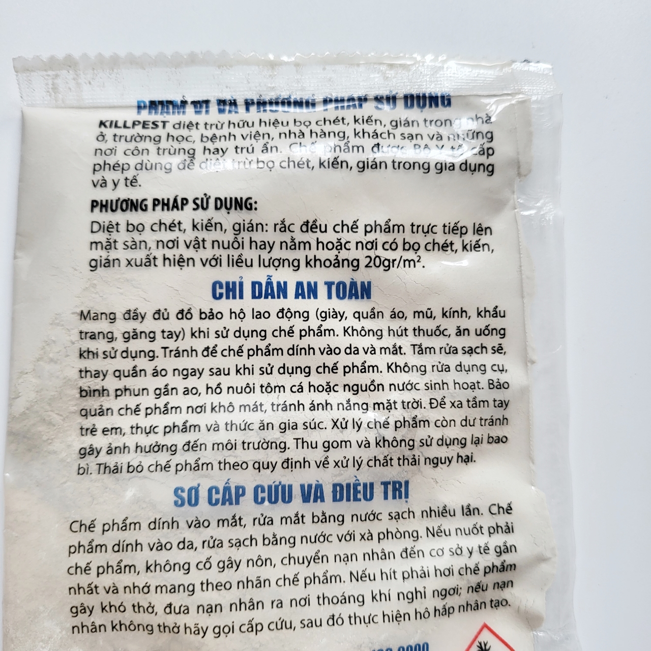 Bug Killer & Pest Control repellent for cat dog flea pack 50gr