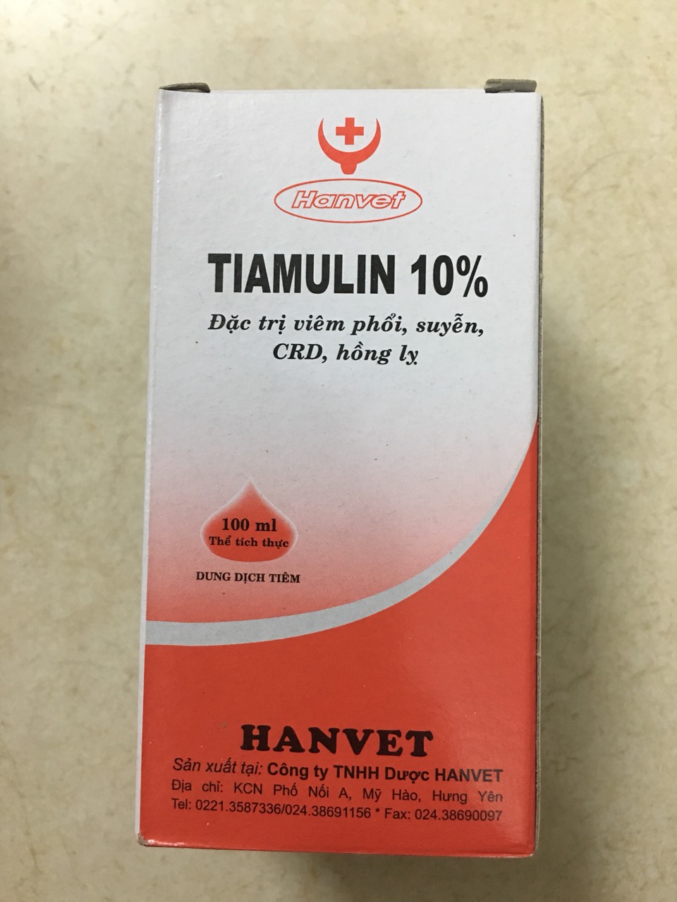 TIAMULIN 10% (100ml) - chỉ dùng trong thú y