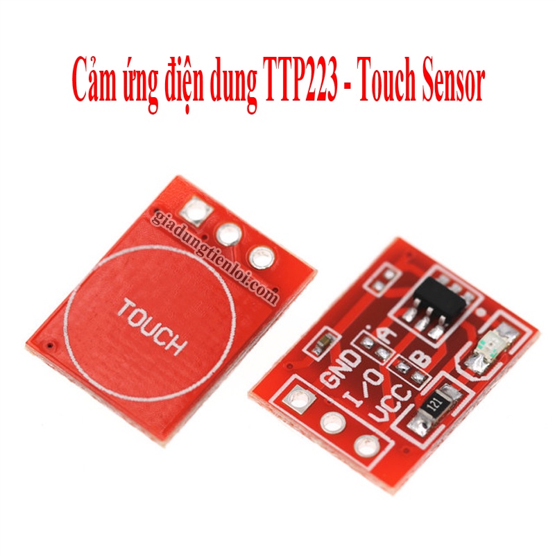 Nút cảm ứng điện dung 1 chạm TTP223 - Touch Sensor