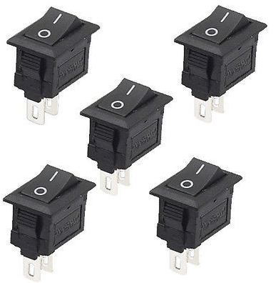 Combo 5 công Tắc Bập Bênh KCD1-101 6A 250V 2P