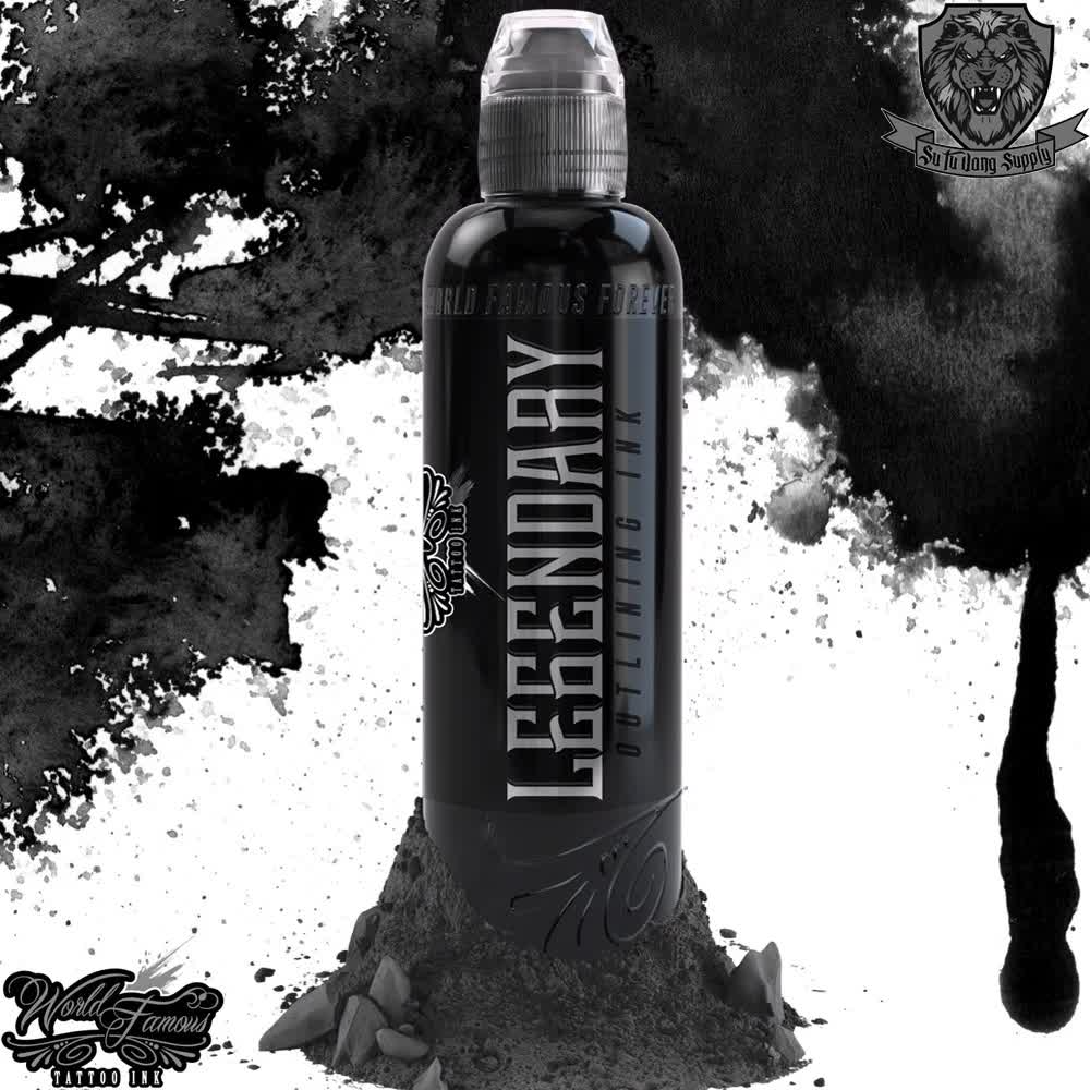 Mực đen xăm tattoo Legendary Black