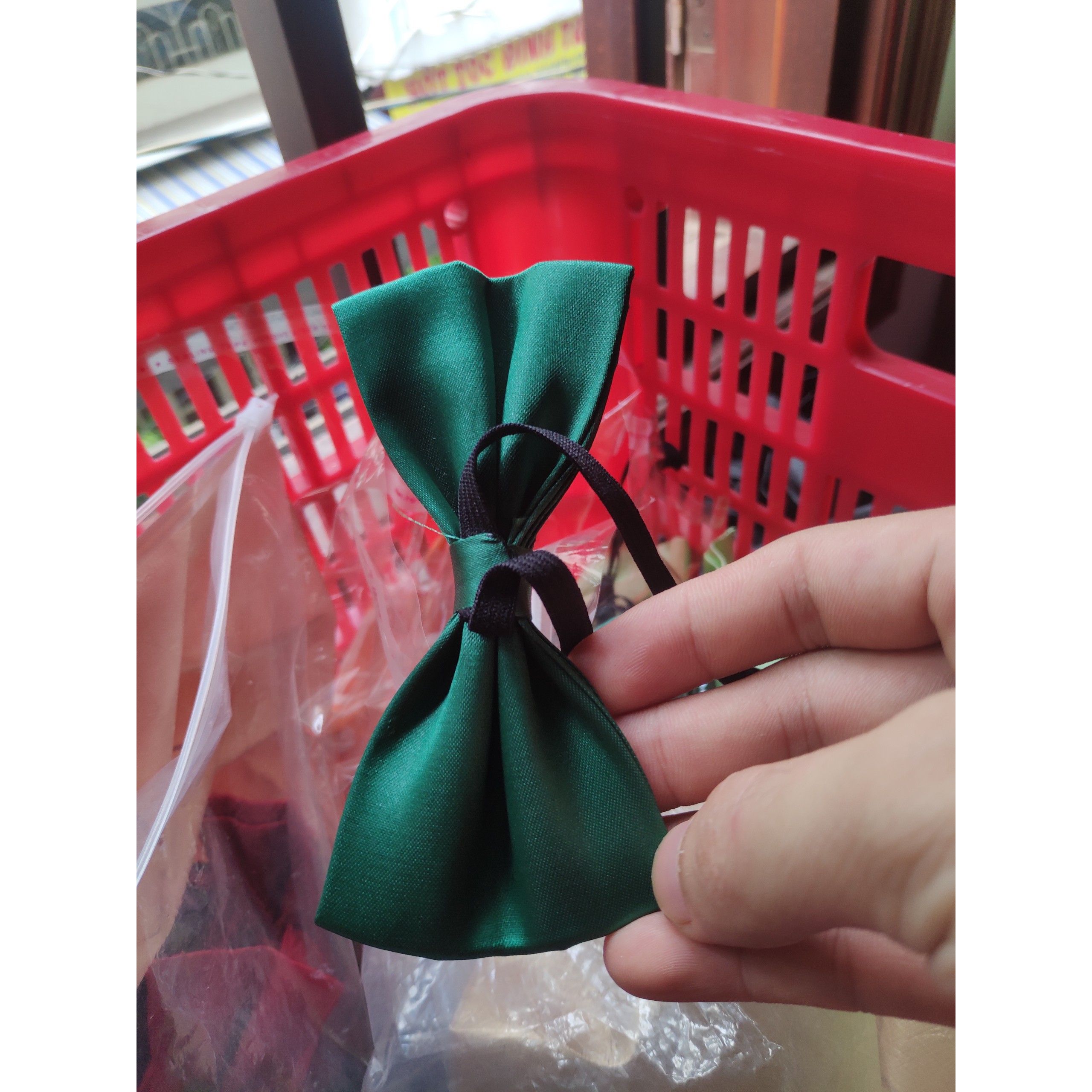 Nơ đeo cổ nam KING vải silk lụa phi bóng cao cấp giả rẻ