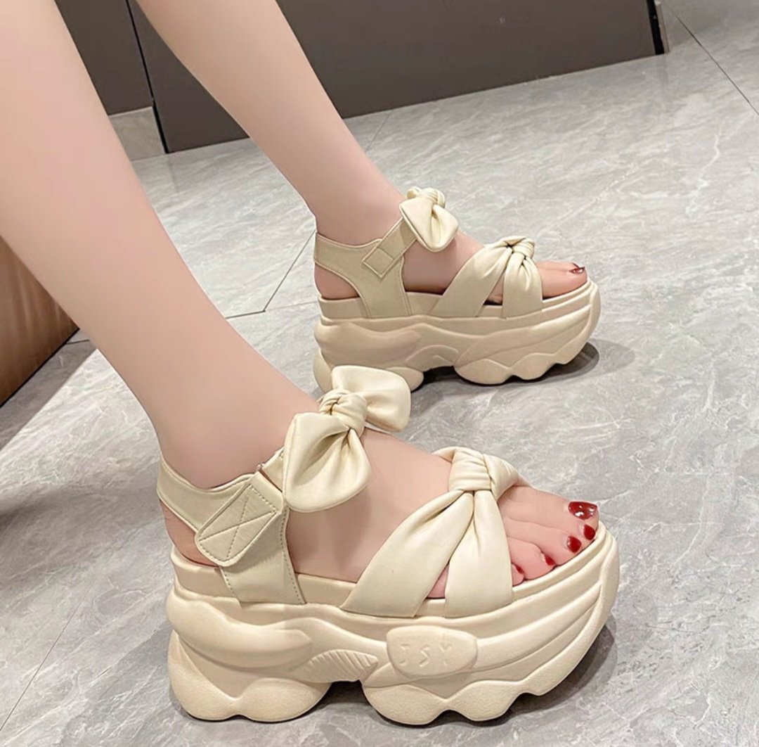 GIÀY SANDAL BM QUAI PHỐI NƠ 9P