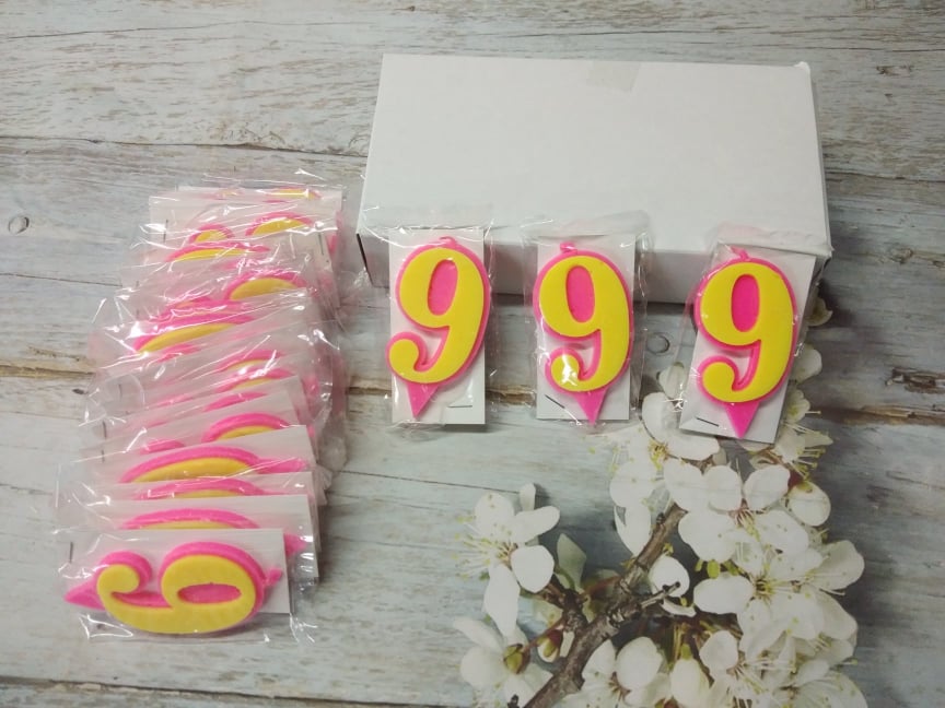 HỘP 20 NẾN SINH NHẬT SỐ