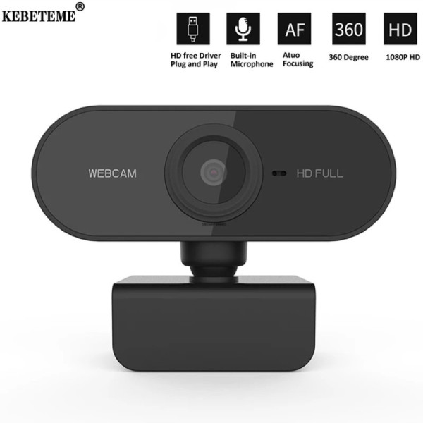 Webcam máy tính-W08-Có Mic 1080p
