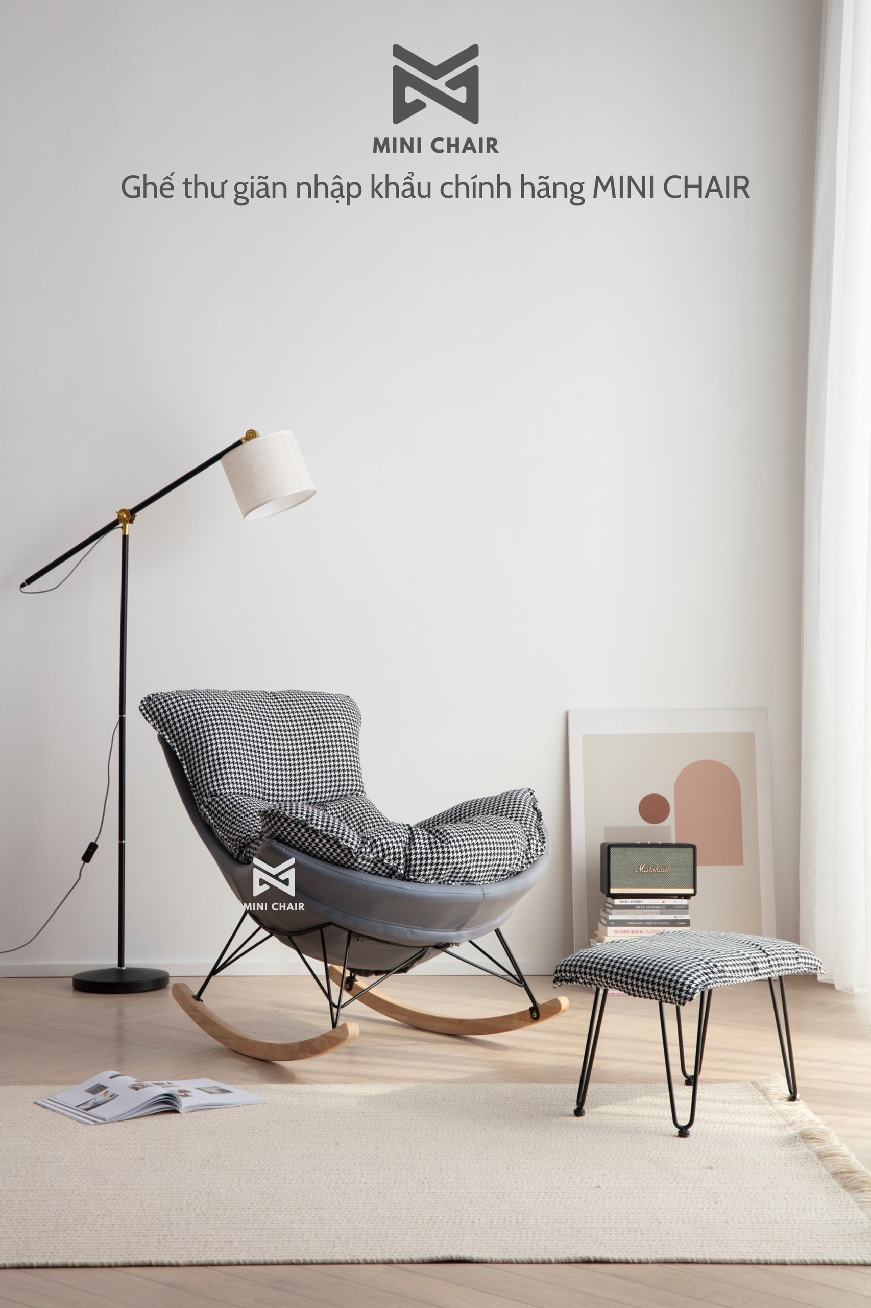 GHẾ BẬP BÊNH THƯ GIÃN ĐỌC SÁCH, CAFE CHILL
