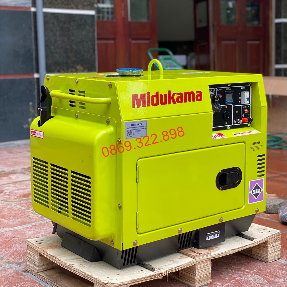 Máy Phát Điện Chạy Dầu 3Kw Midukama GDG 4000ECS