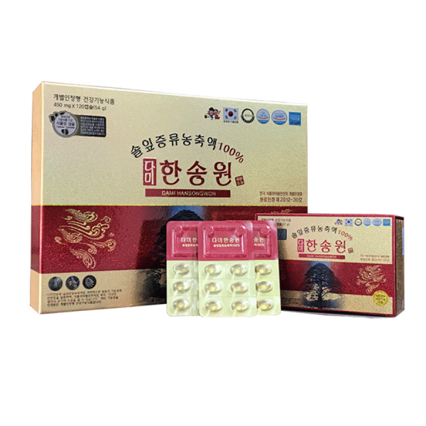 [ FREESHIP KHUYẾN MẠI CHÍNH HÃNG ] TINH DẦU THÔNG ĐỎ CHÍNH PHỦ HÀN QUỐC DAMI HANSONGWONG CAO CẤP 120 VIÊN