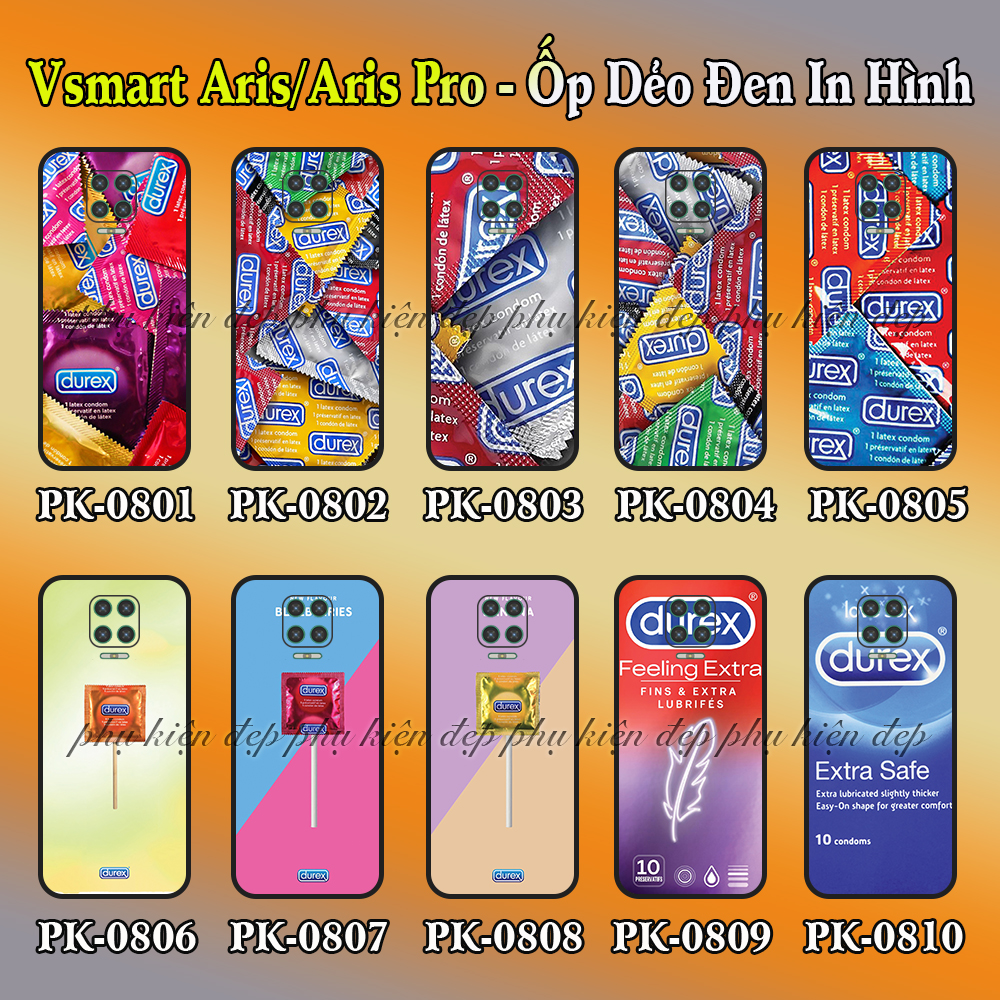 [HCM]Ốp lưng Vsmart Aris/ Aris Pro dẻo đen in hình BCS