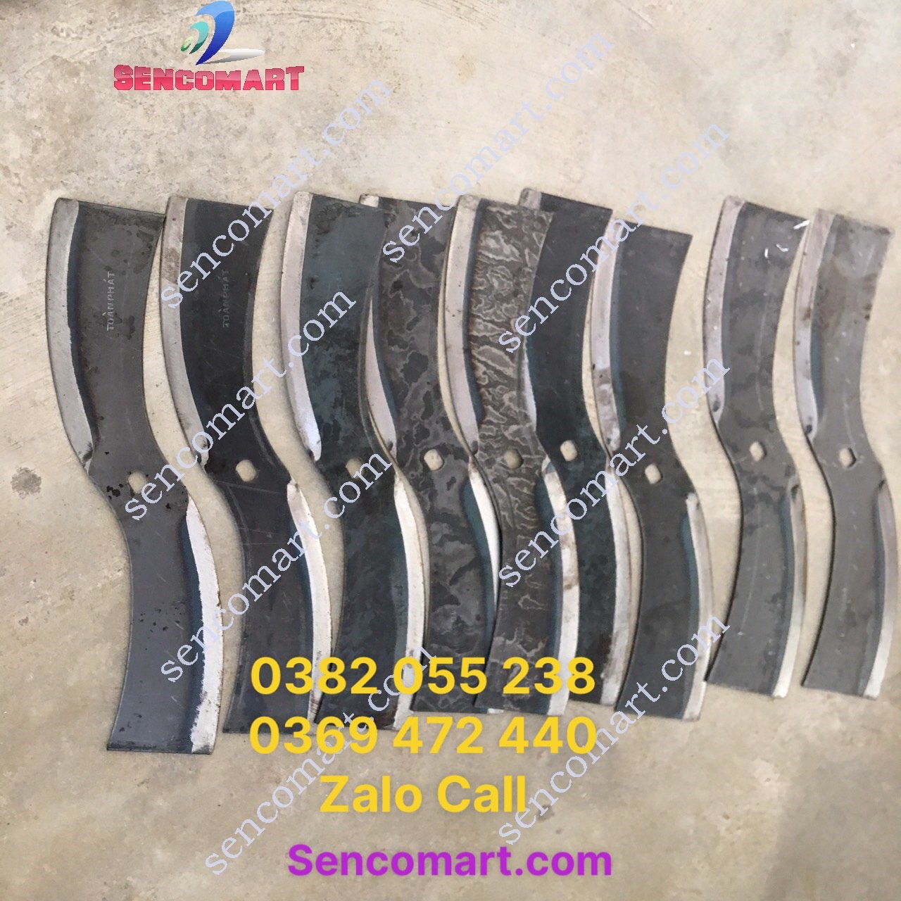 Lưỡi dao gắn máy băm cỏ Toàn Phát