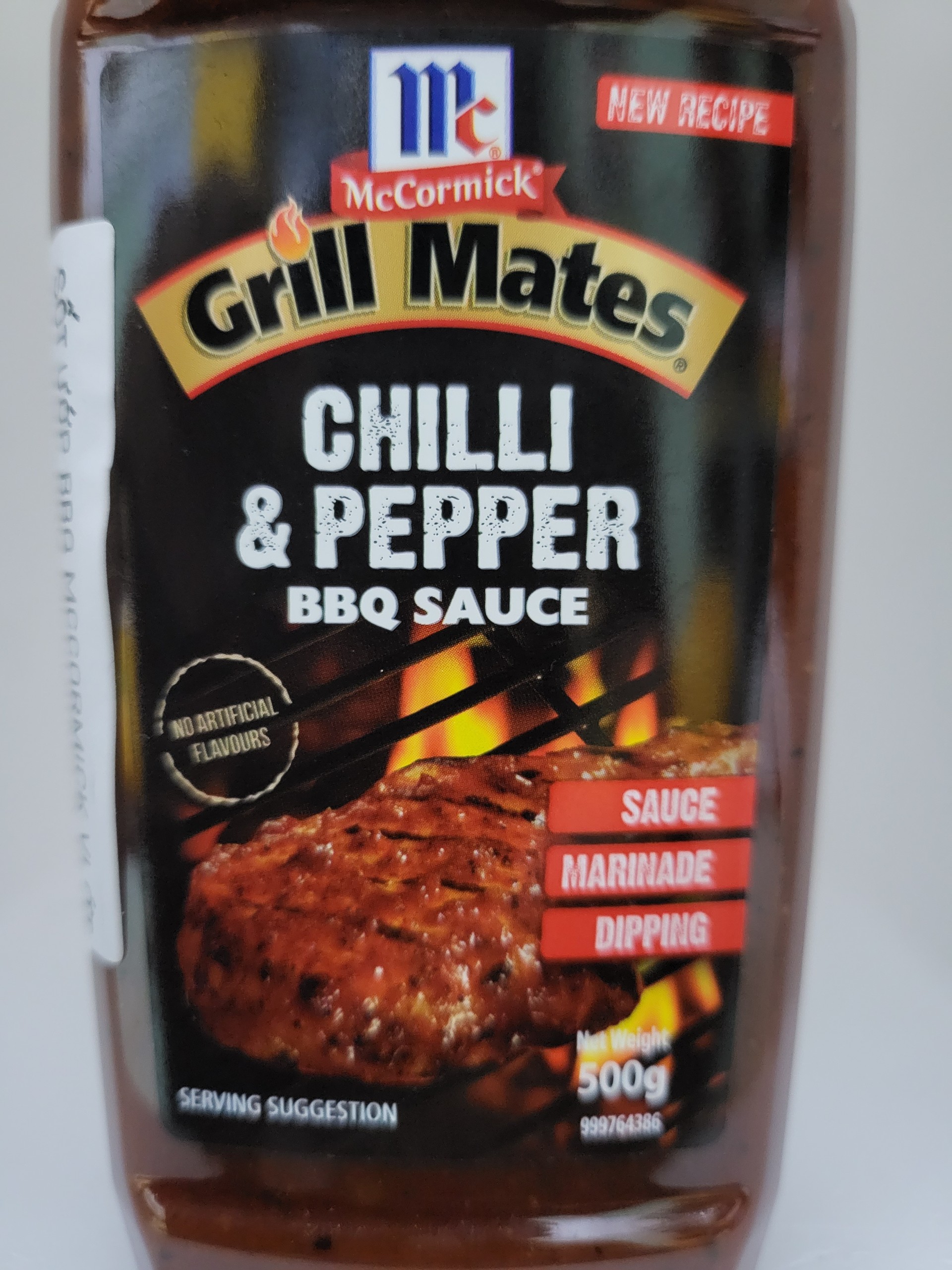 [Chai 500g - CHILLI & PEPPER] XỐT CHẤM ƯỚP ĐỒ NƯỚNG VỊ ỚT [Thailand] MCCORMICK BBQ Chilli & Pepper Sauce (halal)