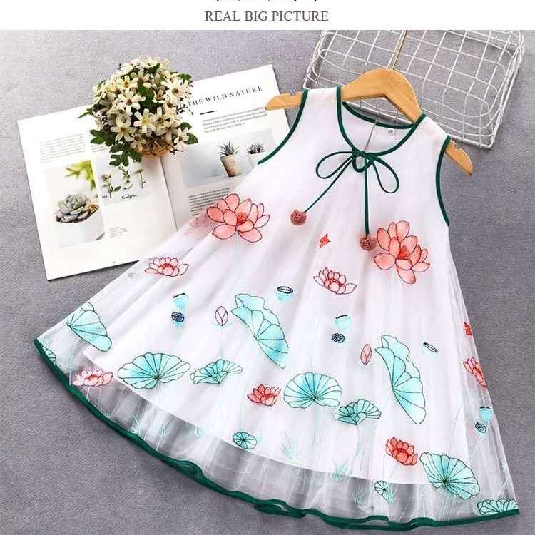 Váy Ren Sát Nách Cho Bé Gái (12-27Kg) (N00524)