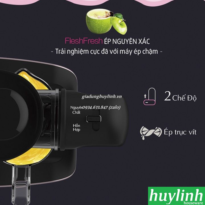 [HCM]Máy ép trái cây chậm Joyoung JYZ-E25