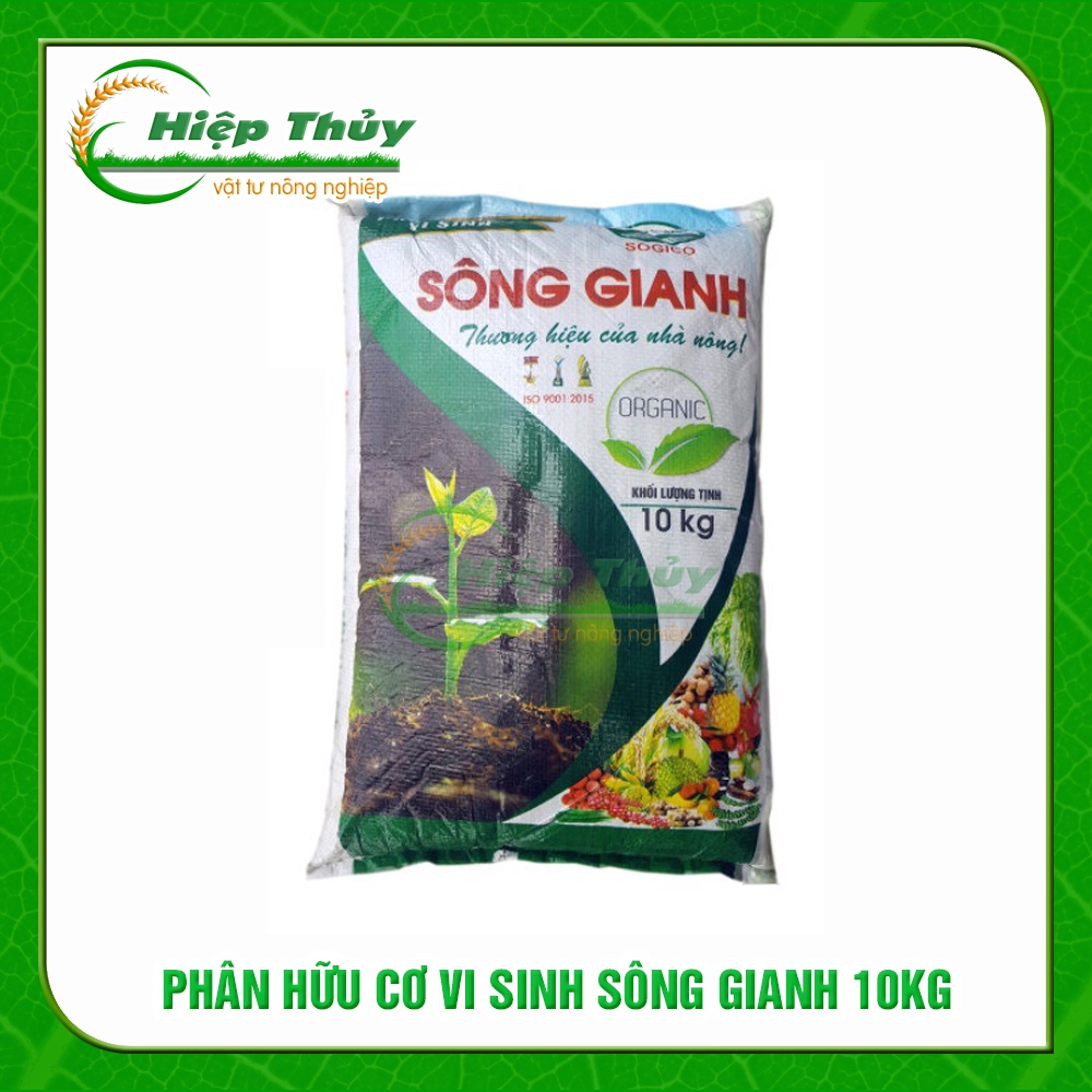 Phân hữu cơ vi sinh sông Gianh bổ sung lượng hữu cơ trong đất | bao 10kg