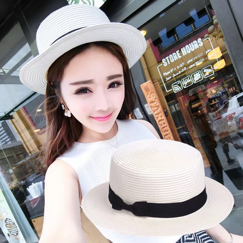 Nón cói vành nhỏ, Mũ cói đi biển nữ