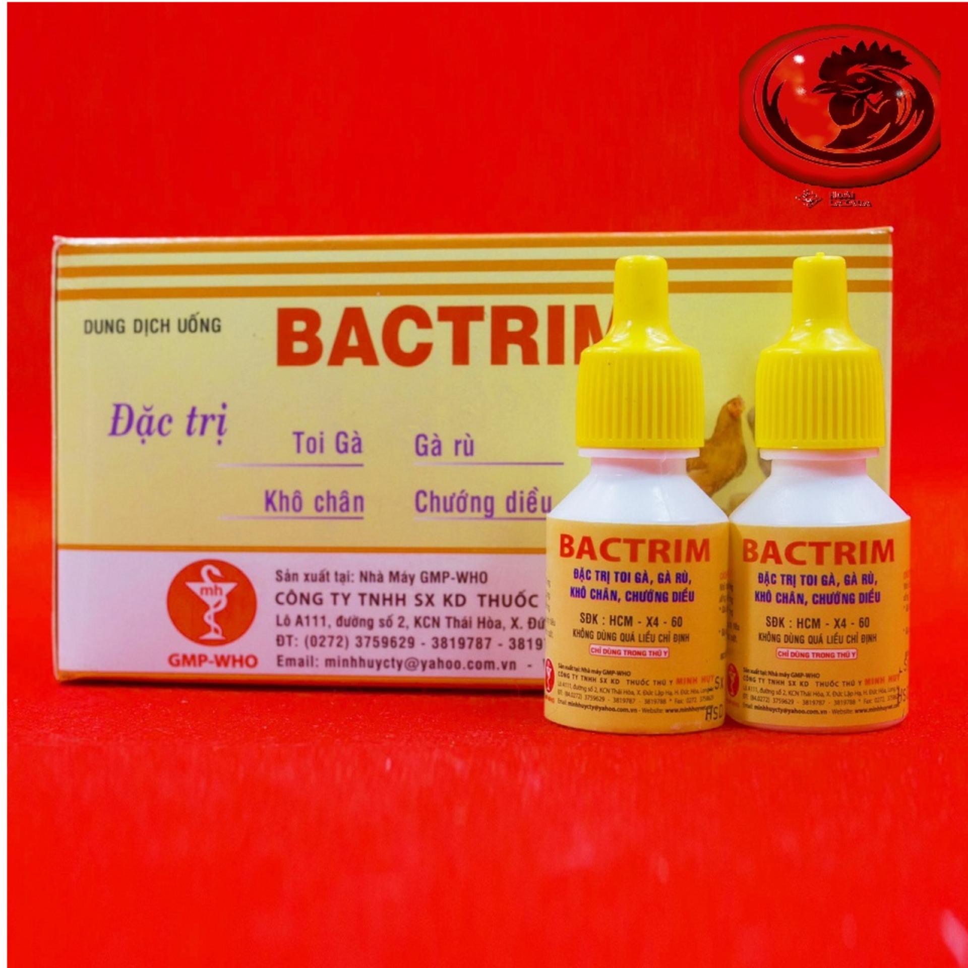 Bactrim gà rù, gà toi 1 hộp 10 lọ