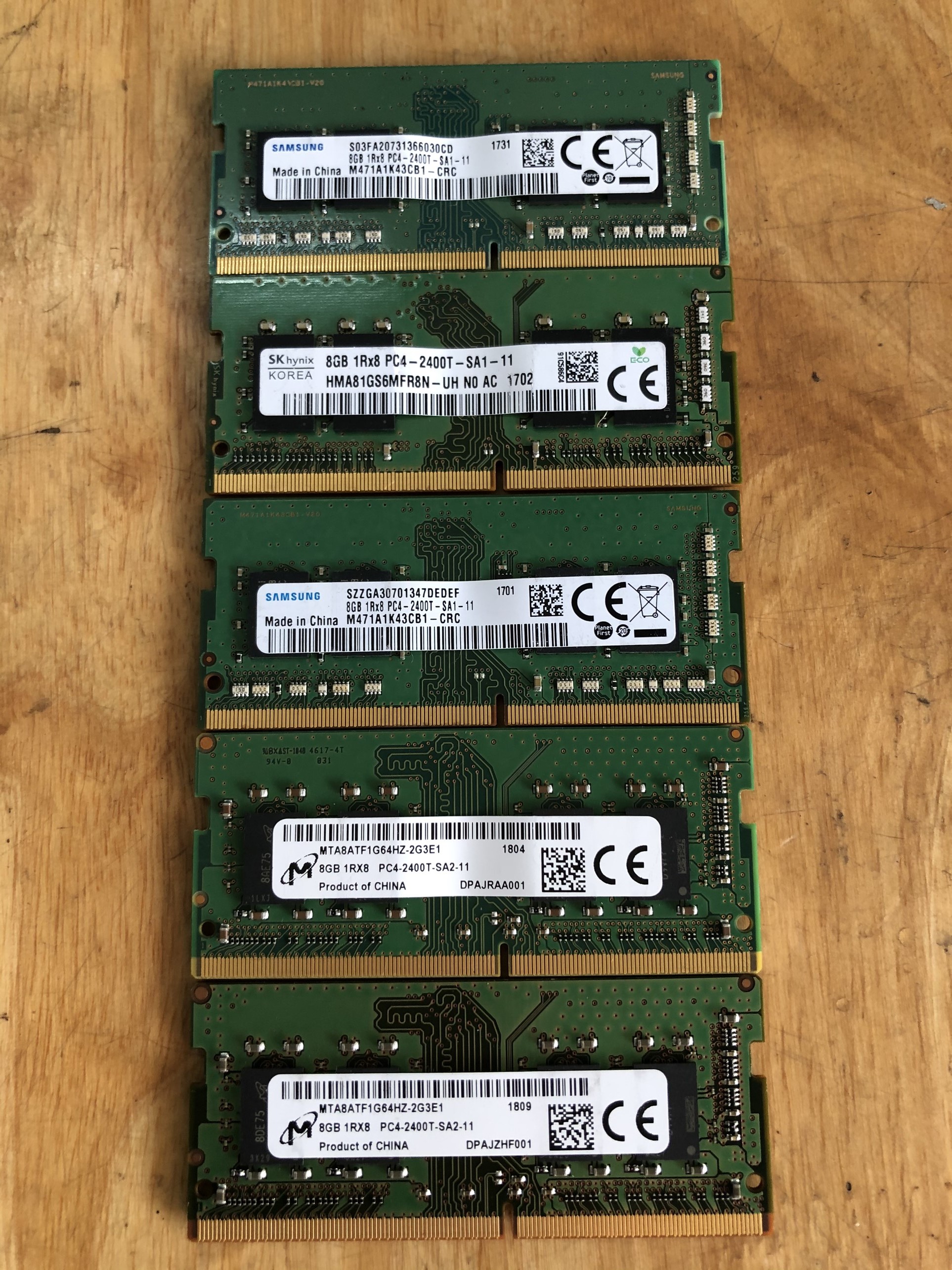 RAM DDR4 LAPTOP 8G BUSS 2133 HÀNG THÁO MÁY (BẢO HÀNH 36T)