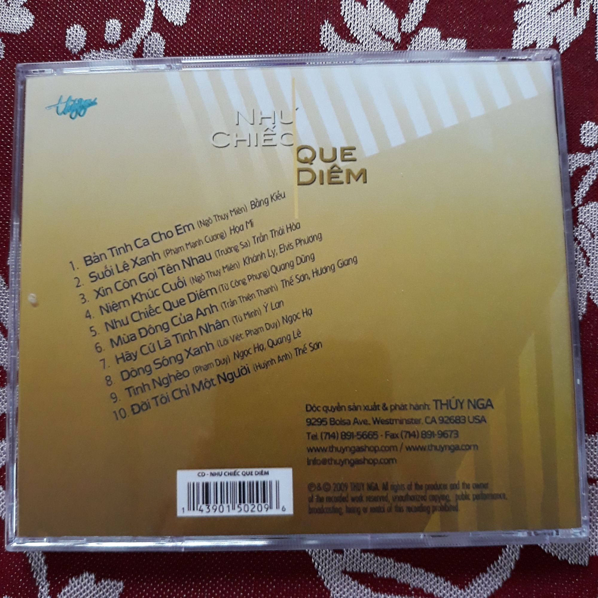 Bộ 5 đĩa cd Thúy Nga phono