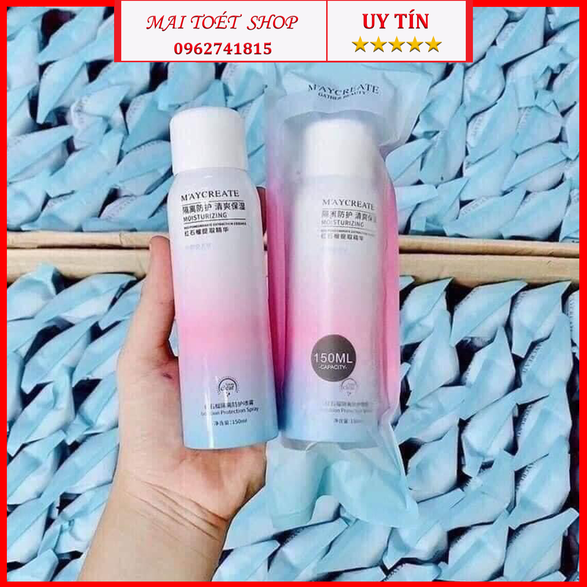 XỊT CHỐNG NẮNG MAYCREATE,Hàng Nội Địa Trung