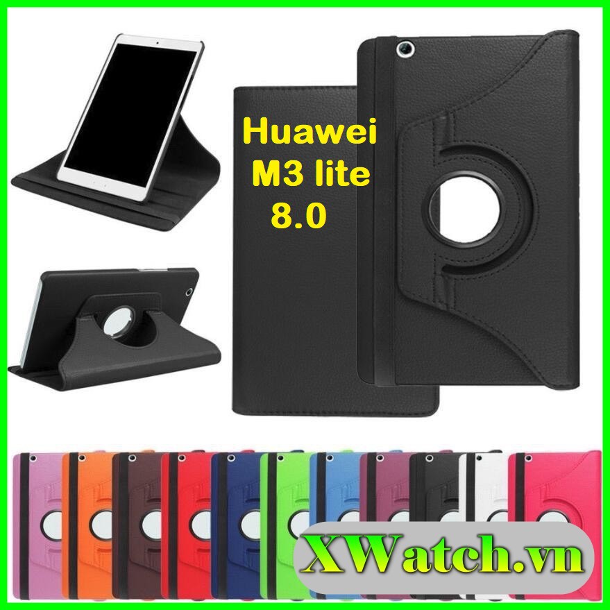Bao da xoay 360 độ huawei mediapad m3 lite 8.0 inch