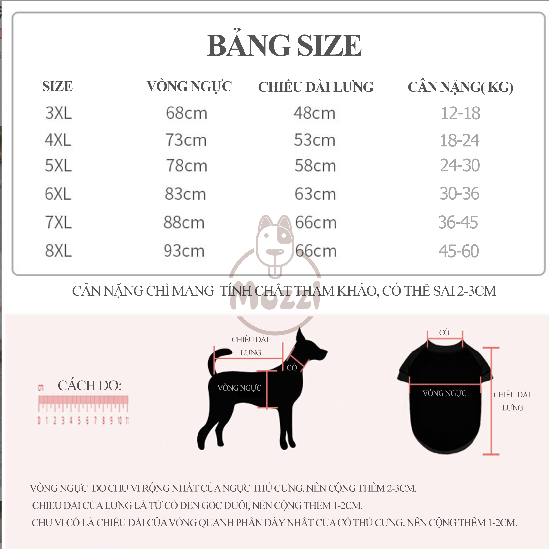 Áo ba lỗ chó lớn Mistake cho chó
