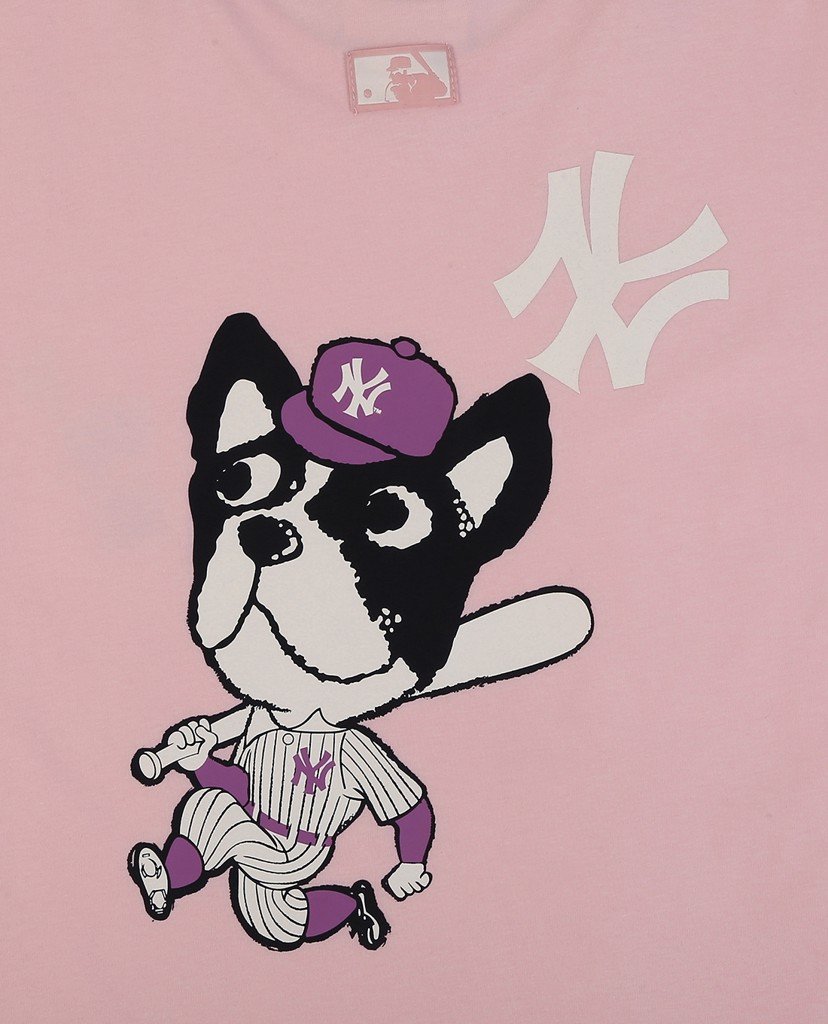 [HCM]Áo Thun MLB Chú Cún Bark New York Yankees
