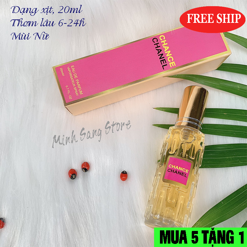 [HCM]COMBO 3 CHAI NƯỚC HOA NỮ 20ML ( NGẪU NHIÊN)
