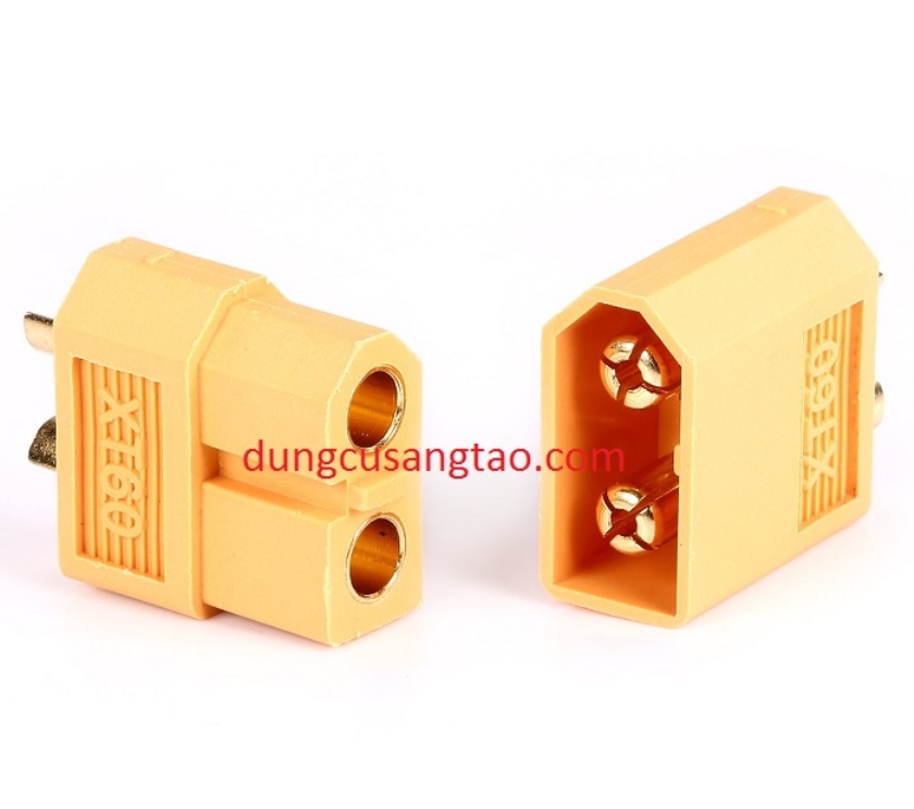 Chấu cắm XT60 (chấu kết nối nhanh motor DC với nguồn)-1cặp