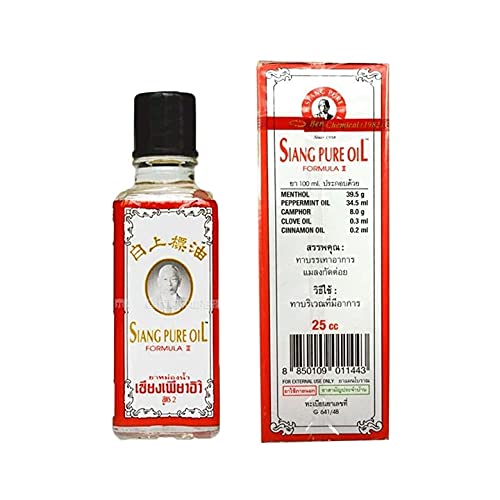 Dầu Gió Thái Lan Siang Pure Oil  Trắng và Đỏ  3cc & 7cc