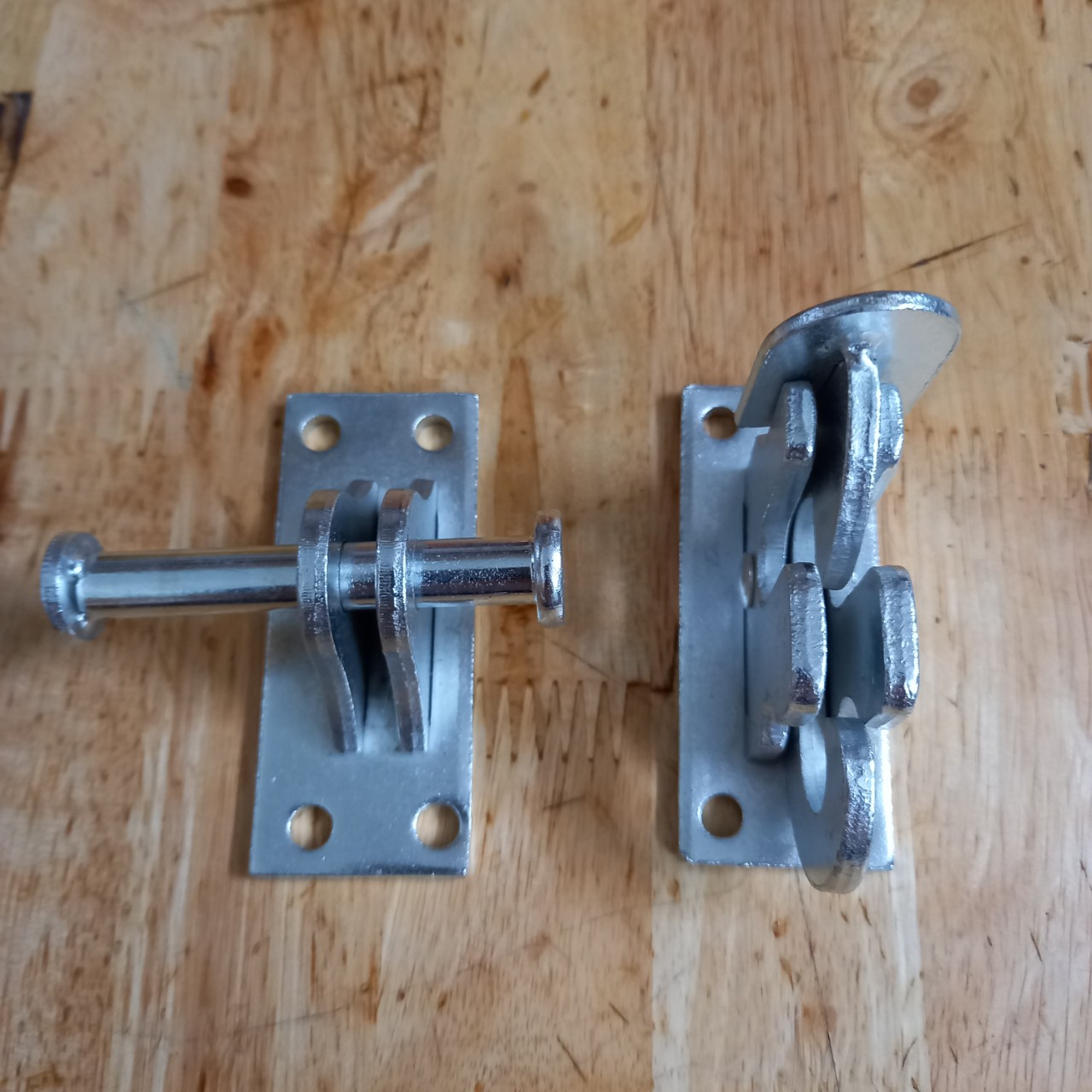 Chốt Cửa Tự Động, Tự Đóng Inox 304- 2 Phiên Bản Then Cố Định/ Di Động - Bản Cao cấp - Không Ưng Hoàn Tiền