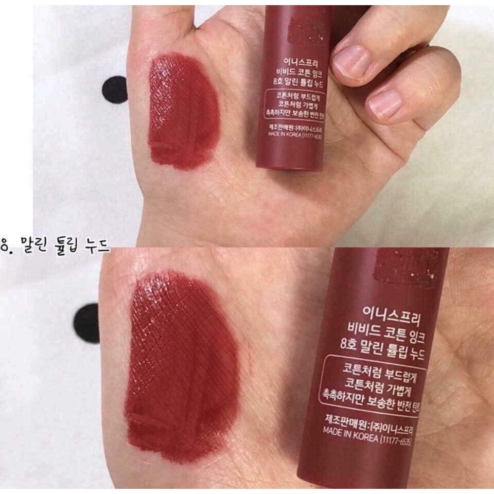 Son Kem Lì Innisfree Vivid Cotton Ink