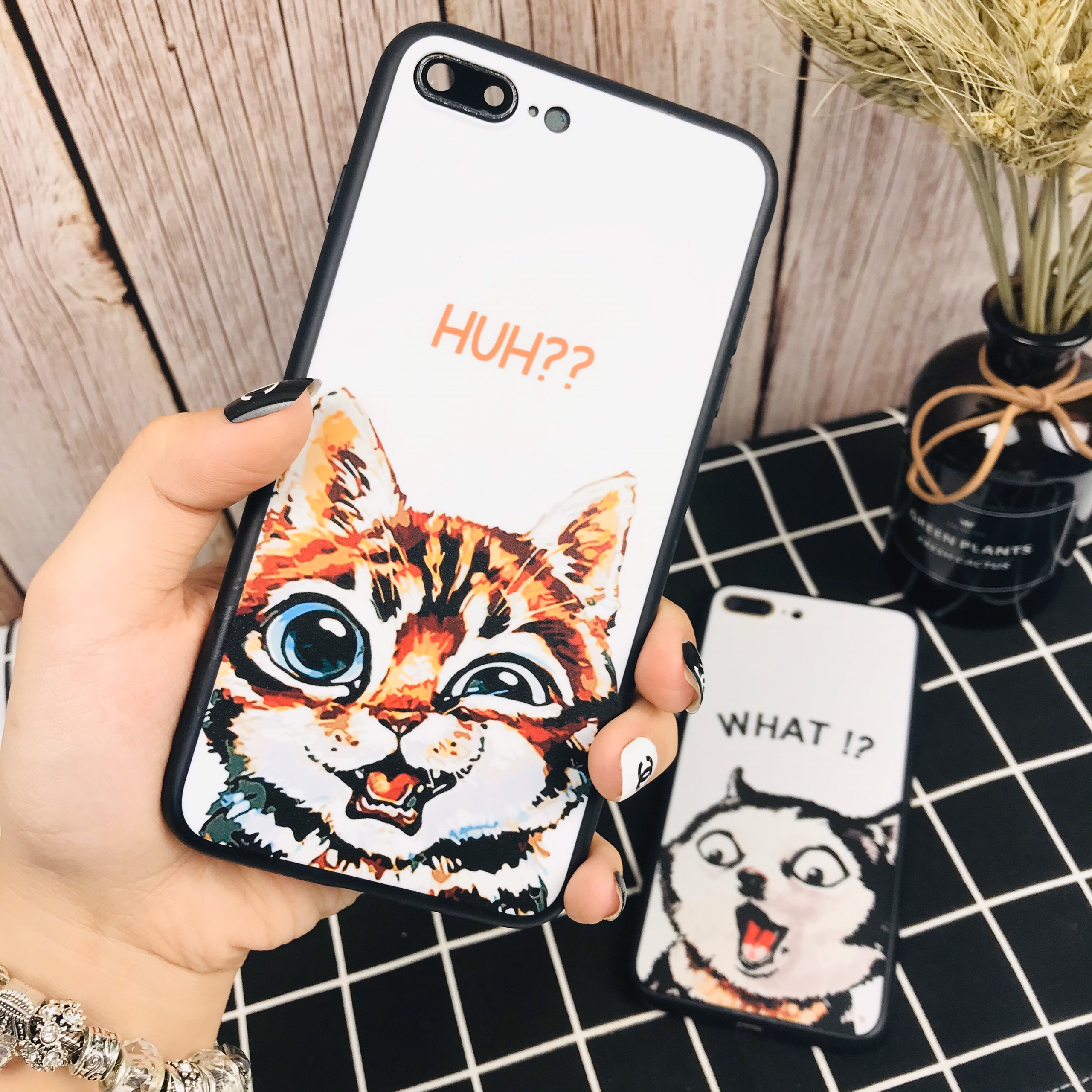 [ IPHONE ] ỐP LƯNG SILICON MÈO & CÚN
