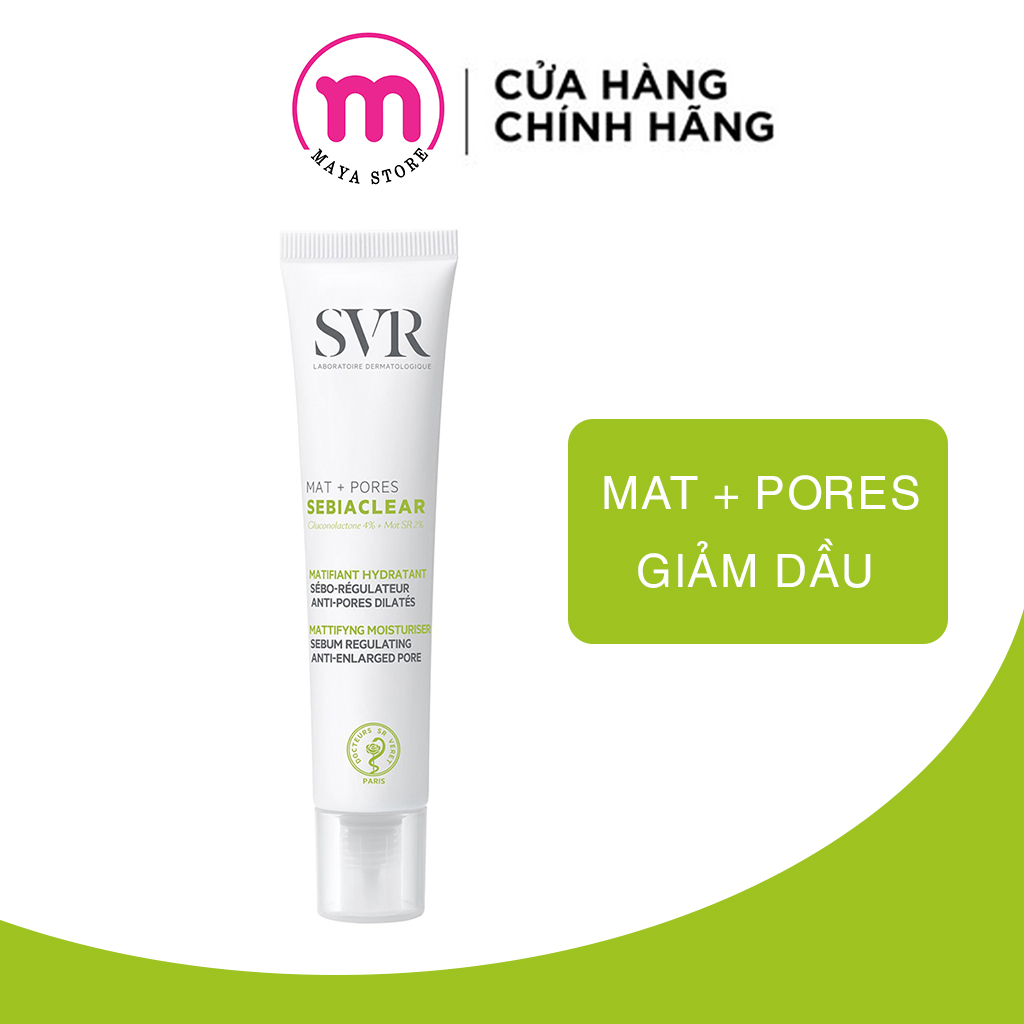 Kem dưỡng giảm mụn SVR Sebiaclear Active Gel 40ml