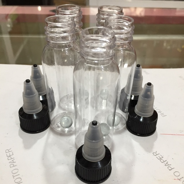 Lọ rỗng có bi mix mực xăm 30ml