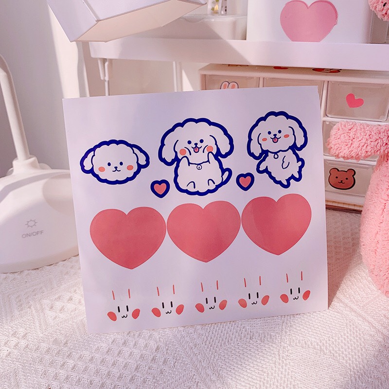 Tấm Sticker Dán Nhiều Hình Cute