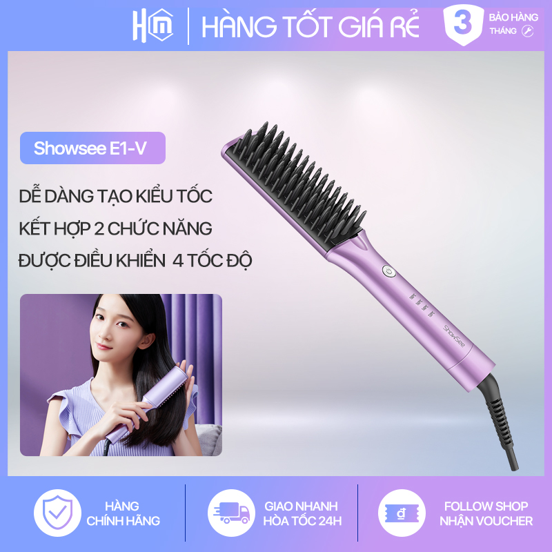 Lược Điện Chải Tóc Xiaomi Showsee E1-V Tạo Kiểu