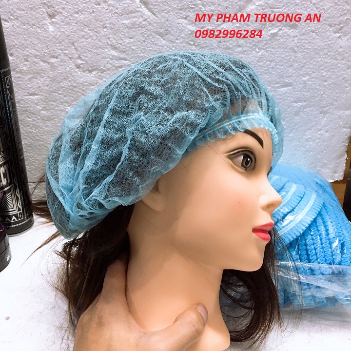 Combo 100 mũ trùm đầu dùng cho salon tóc