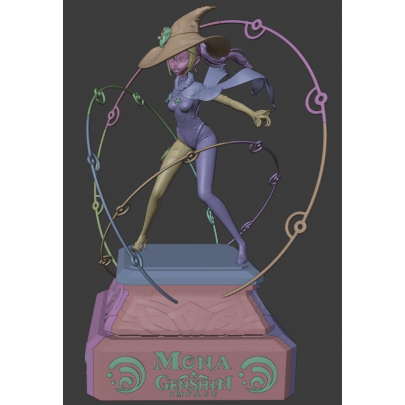 File in 3D Mona - Genshin Impact