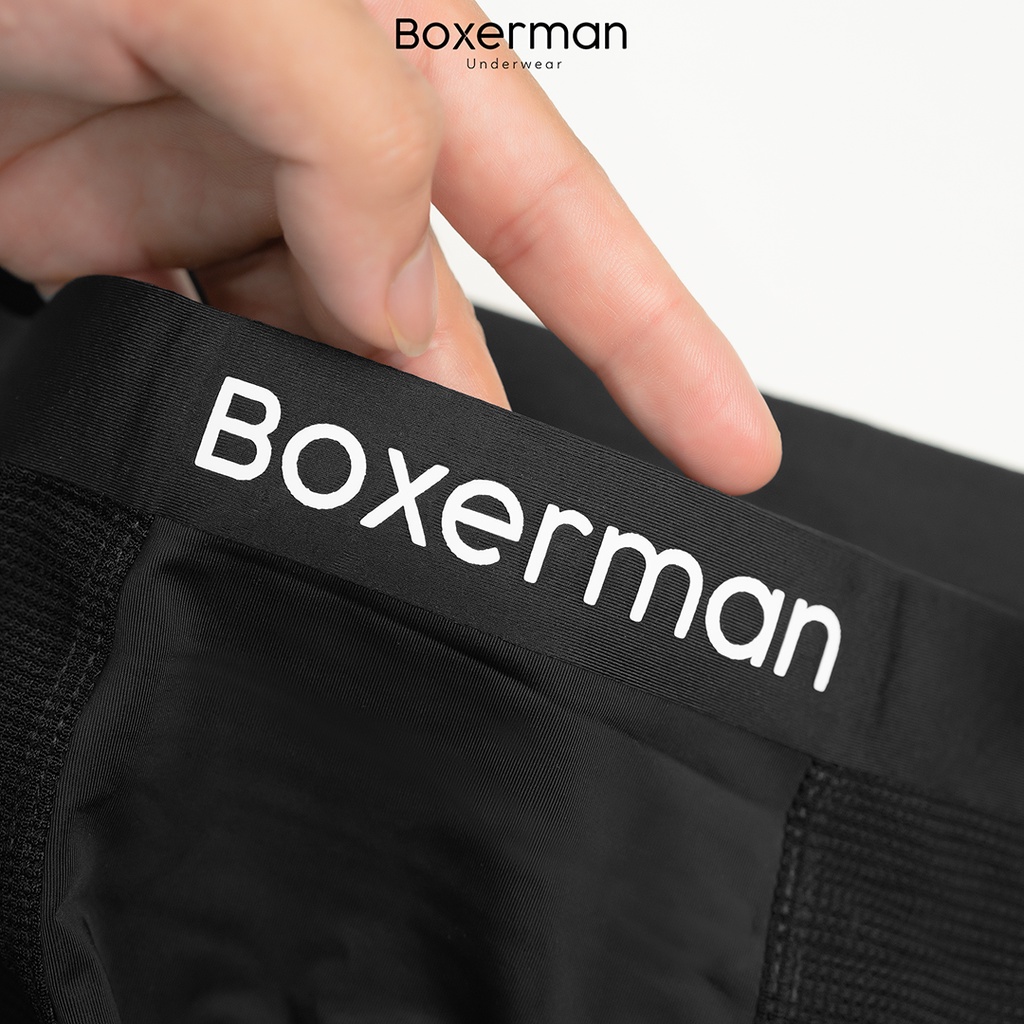 Quần boxer nam PRO MESH/Black cao cấp BOXERMAN