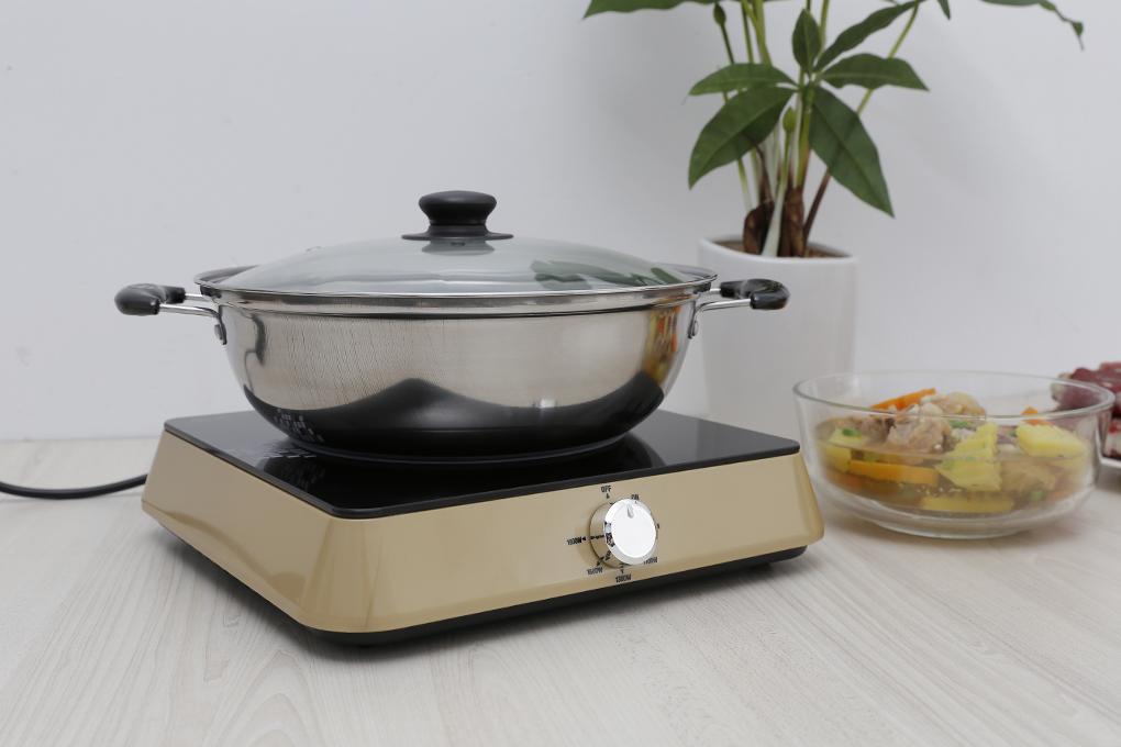 Bếp từ Midea MI-K1917EF(G) đen vàng