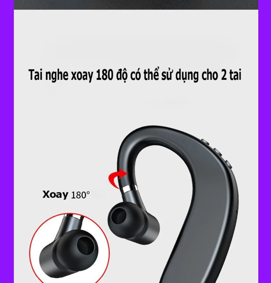 Tai nghe Bluetooth S109 phiên bản 5.0 mới nhất