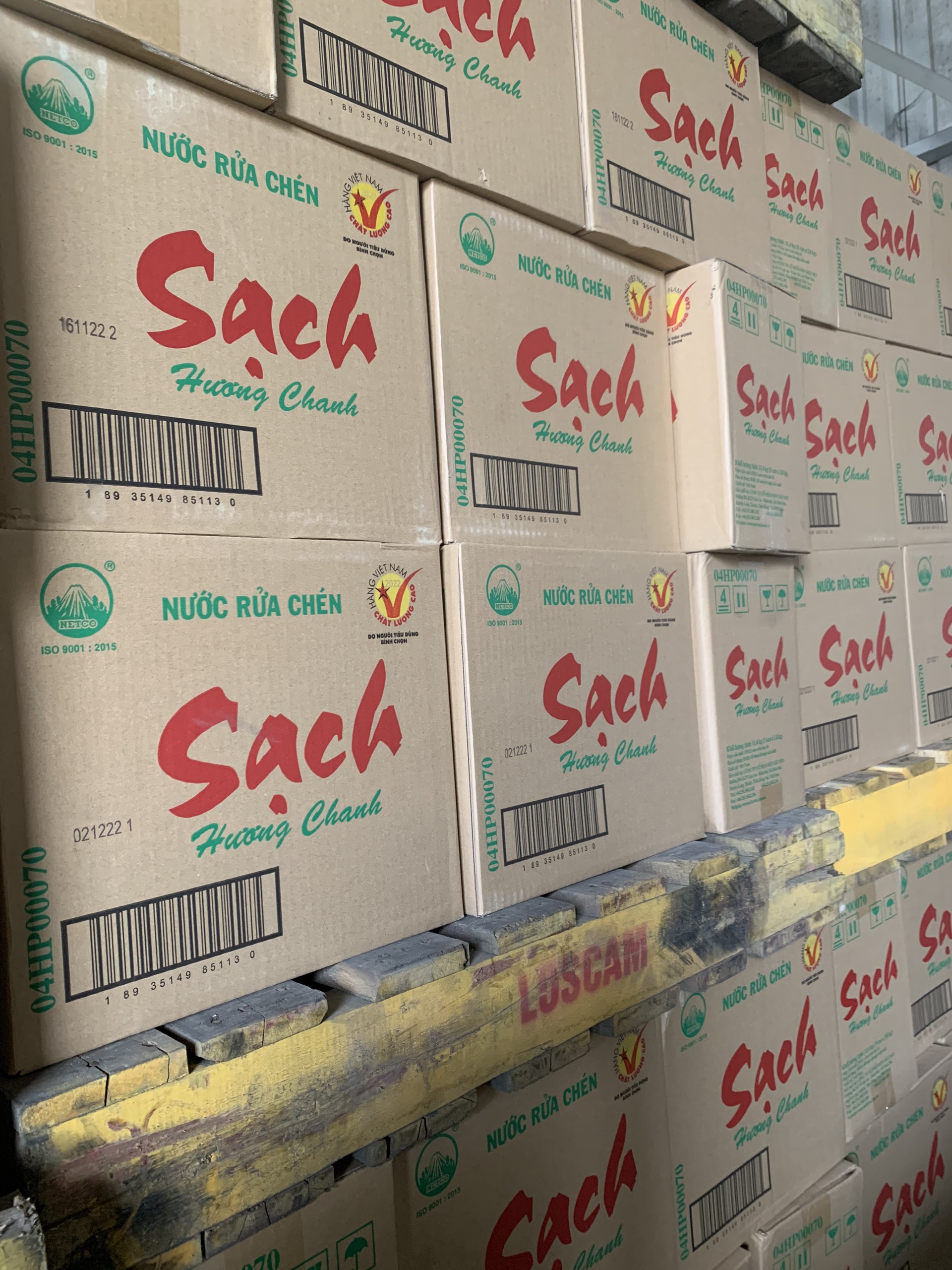 1 can nước rửa chén NET sạch hương chanh (1can/3.8kg)