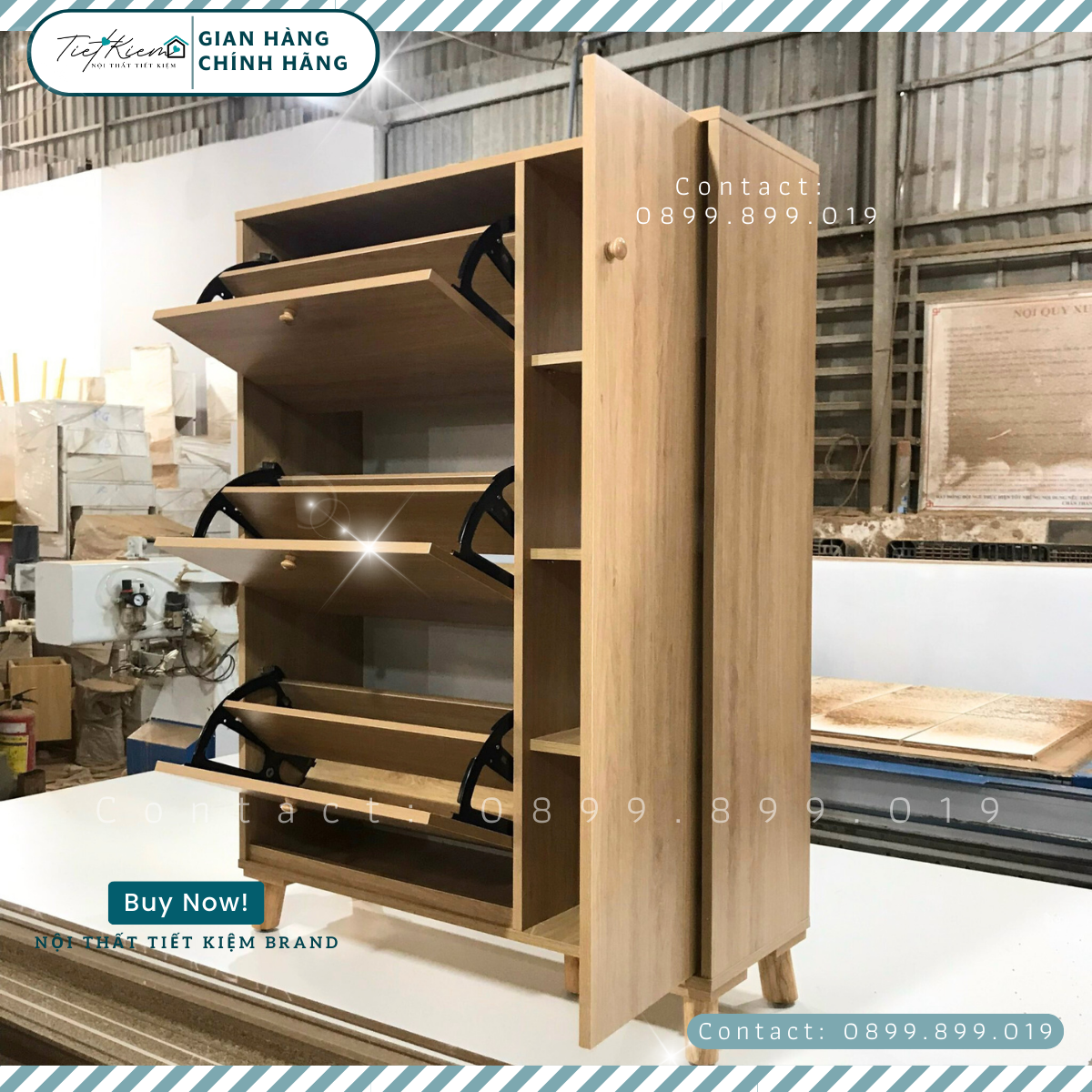 Tủ để giày gỗ đa năng TG78889