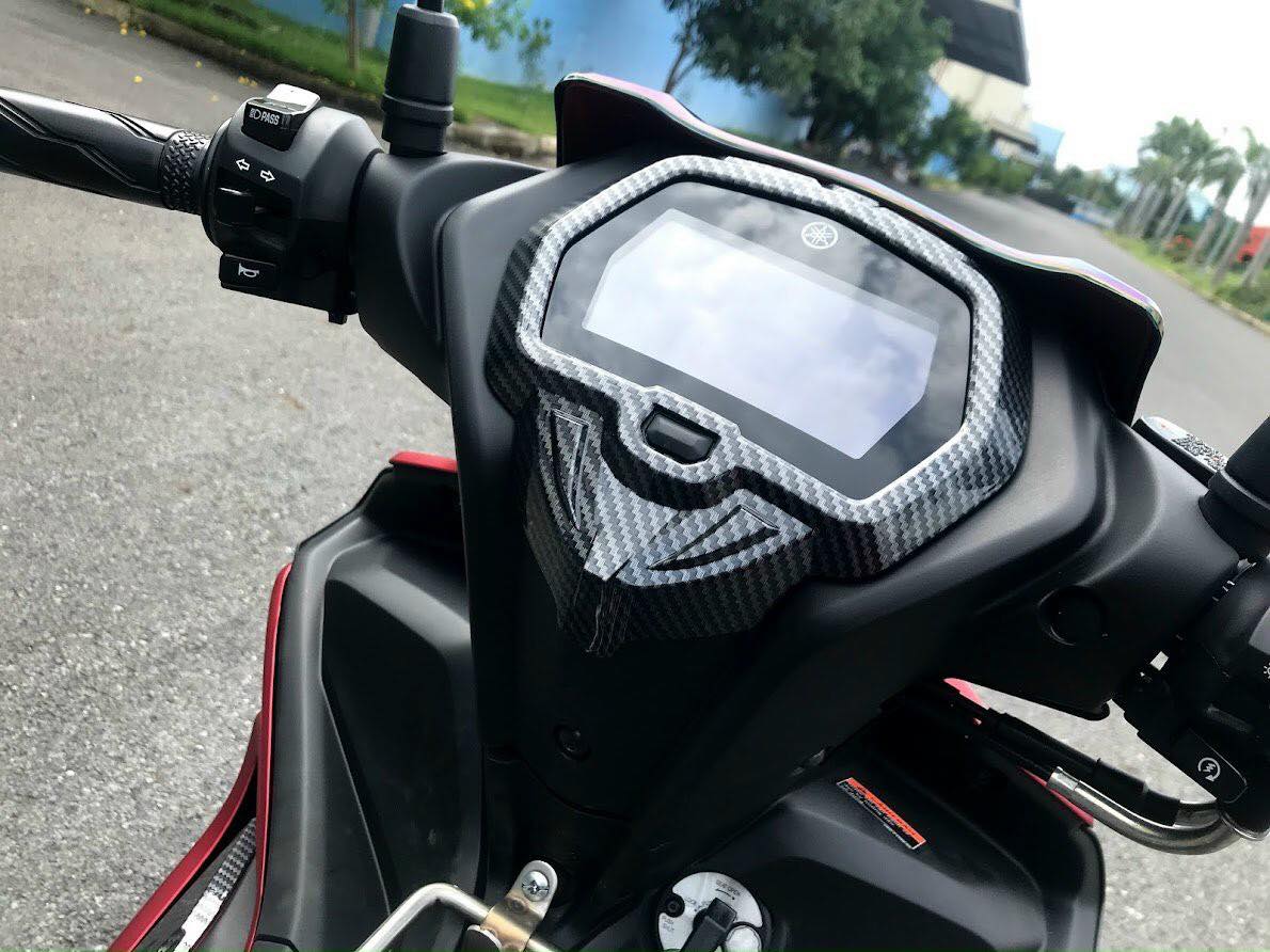 Ốp viền đồng hồ ex155 carbon