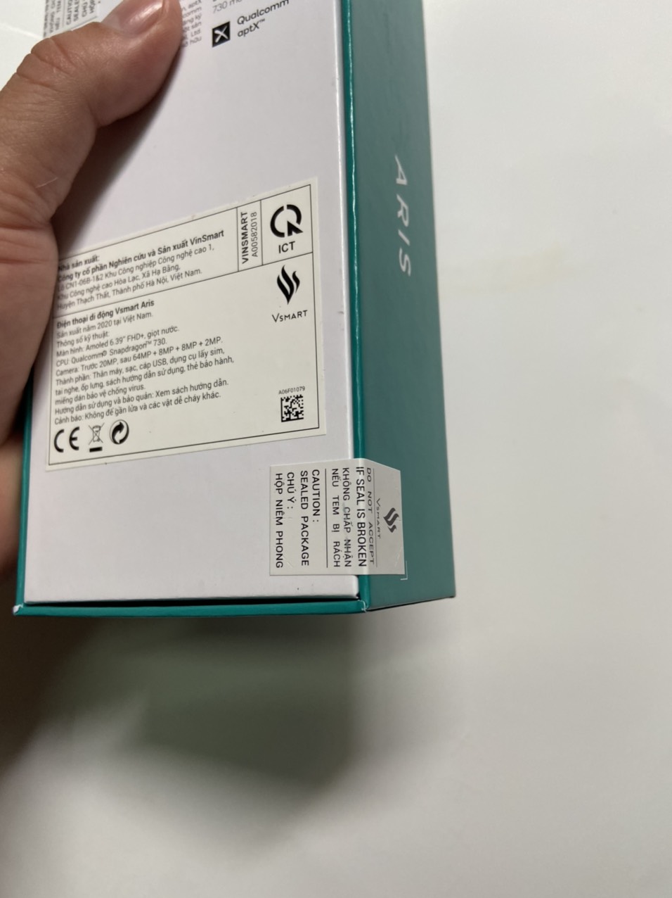 [HCM][Trả góp 0%]Điện thoại Vsmart Aris (6GB/64GB) - Hàng chính hãng