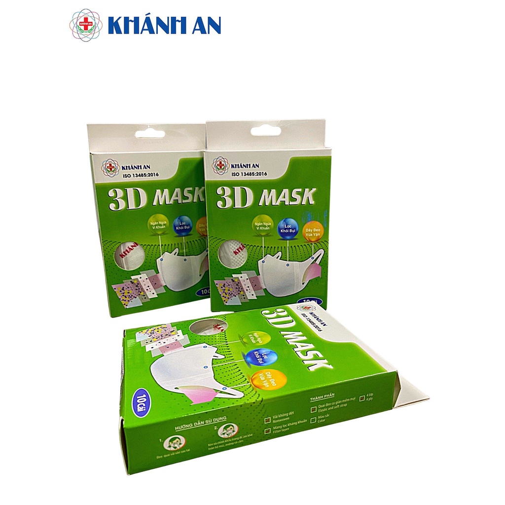 Khẩu trang 3D người lớn
