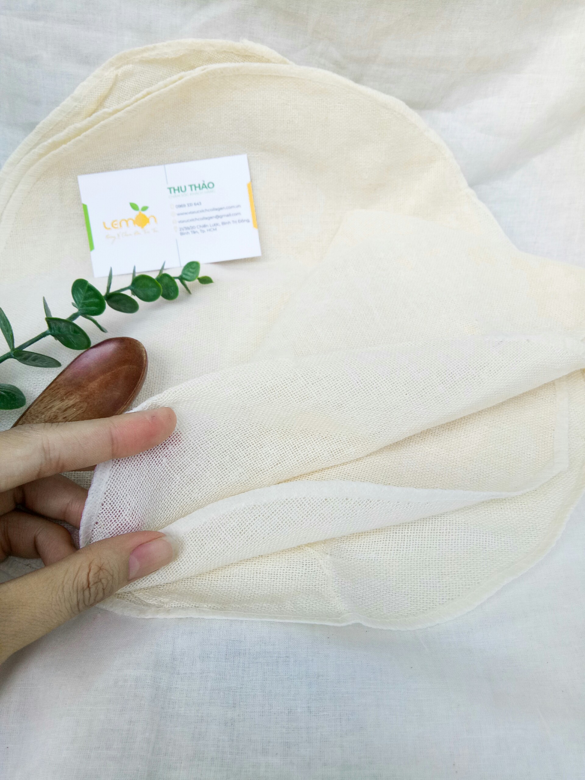 Khăn vải hấp bánh bao, màn thầu, sủi cảo (Lót và phủ bánh) - Khăn hấp đậu, hấp xôi